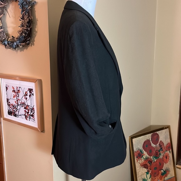 Vtg 60s/70s BILL BLASS Size 40S Cashmere Sportcoat Forest Green 2-Button Classic - Picture 6 of 16